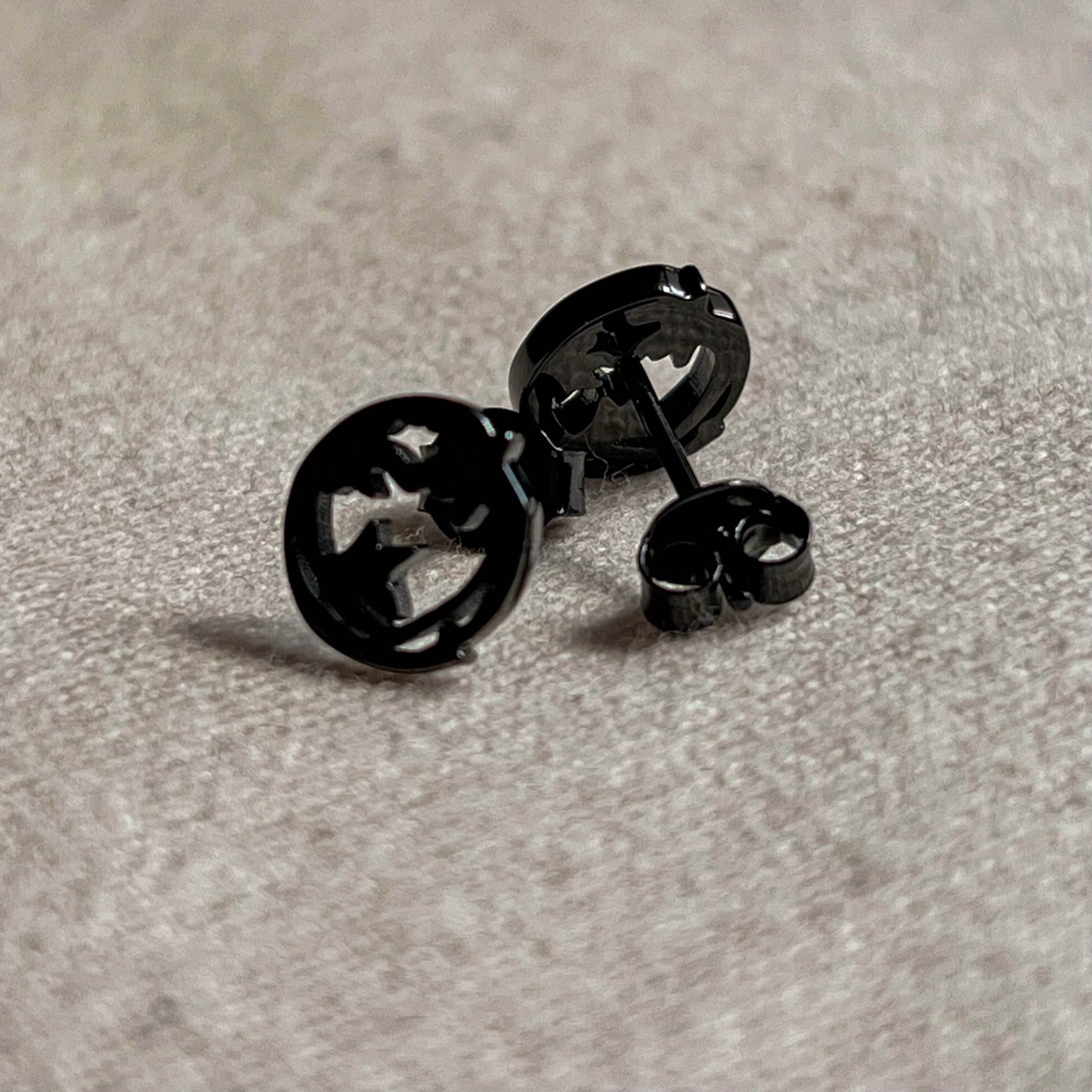 adoration earrings, noire